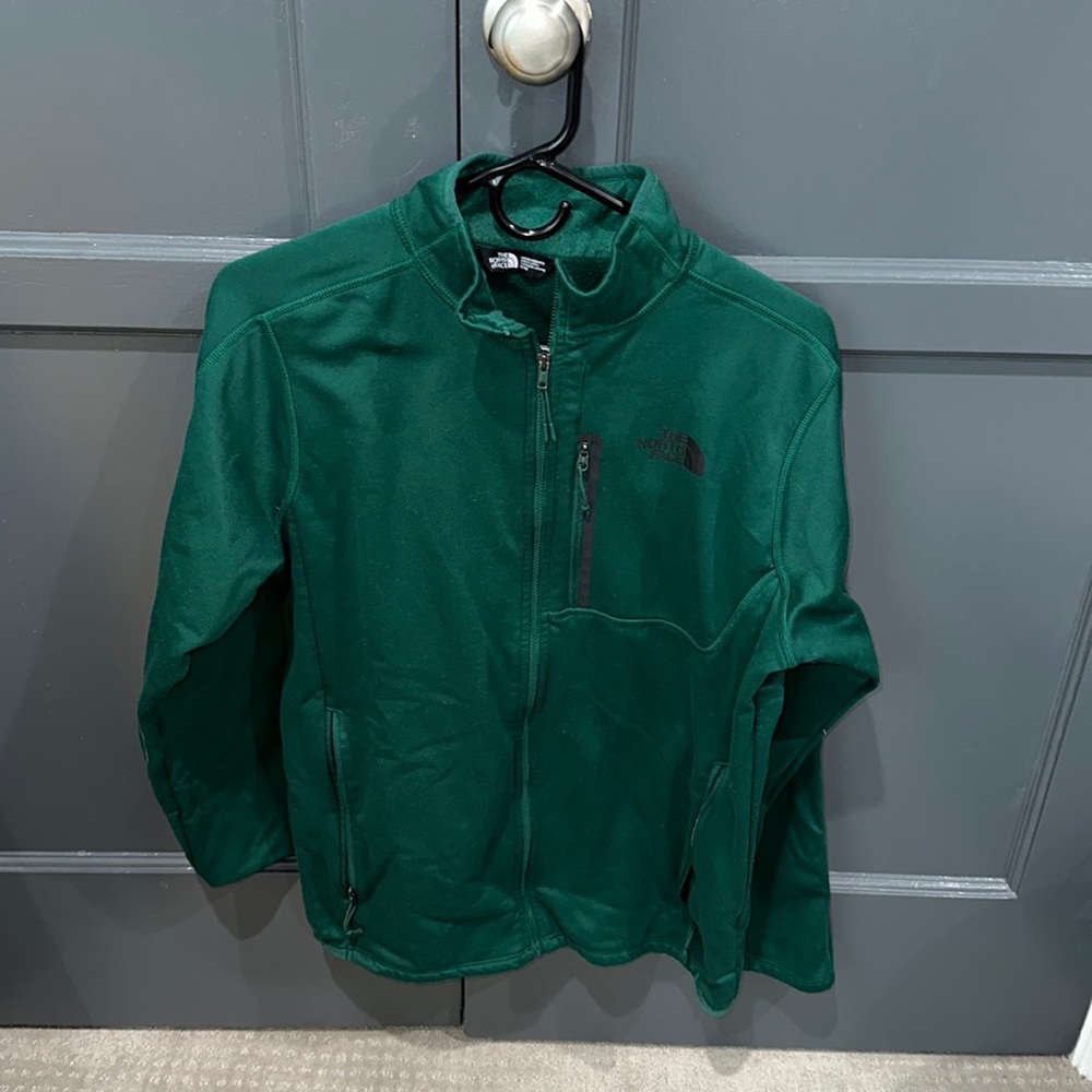 Green north face men’s size M fleece